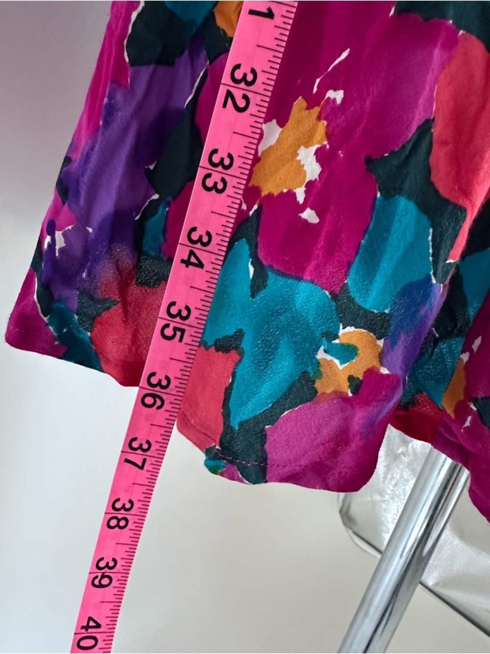 Vintage Paris Blues Multicolor Floral Mini Dress Whimsigoth Grunge 90 Y2K Skater - Picture 8 of 11